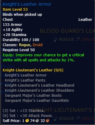 Knight's Leather Armor